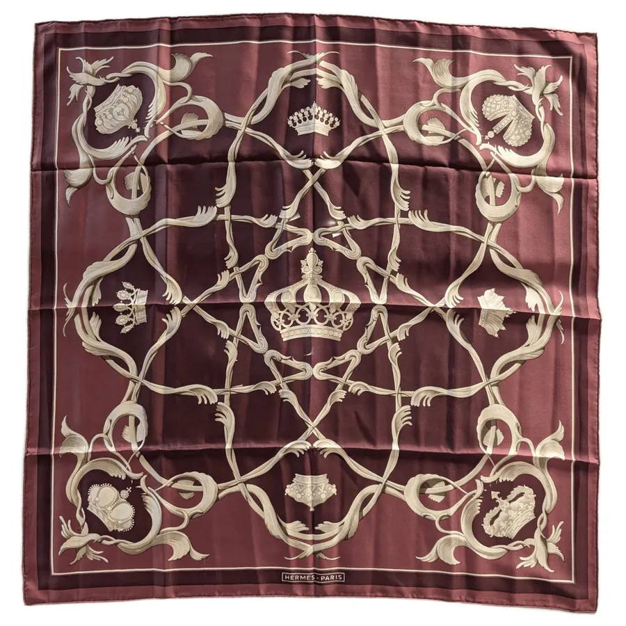 Carré Hermès - Crown - Violet