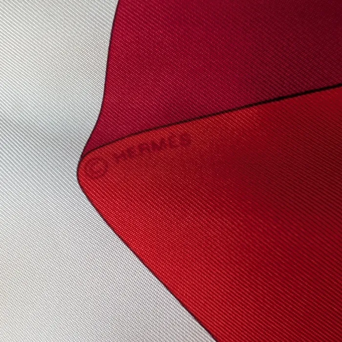 Carré Hermès - En Duo - Rouge et Jaune