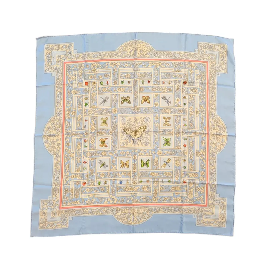 Carré Hermès - Joyaux de l'Eté - Bleu Ciel