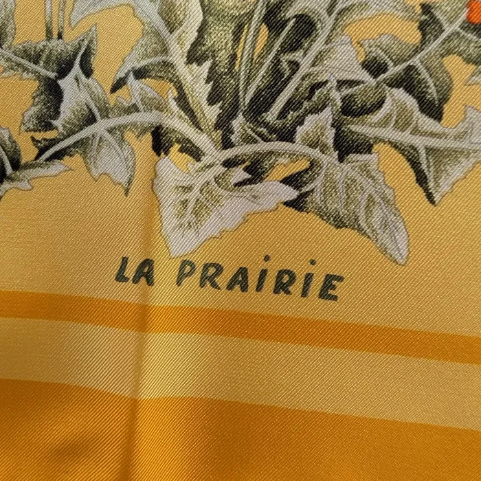 Carré Hermès - La Prairie - Orange