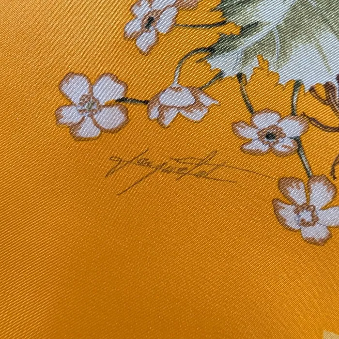 Carré Hermès - La Prairie - Orange