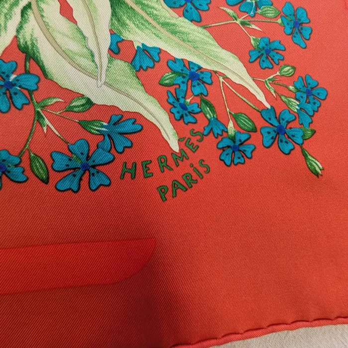 Carré Hermès - La Prairie - Rouge