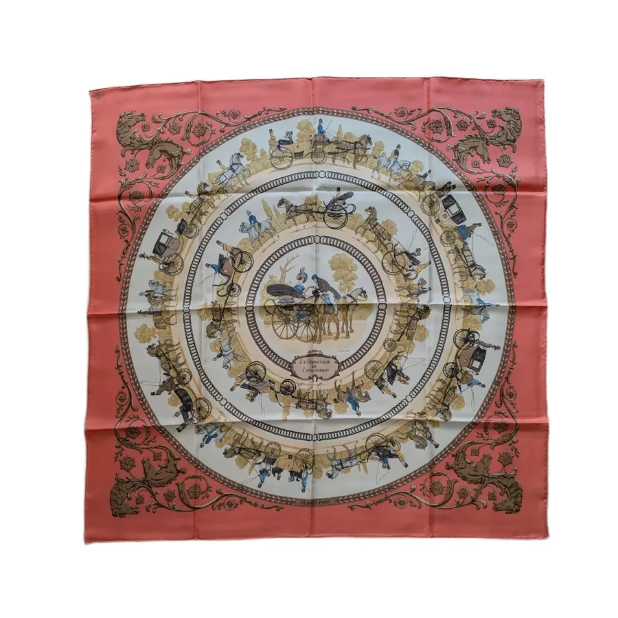 Carré Hermès - La Promenade de Longchamps - Rose