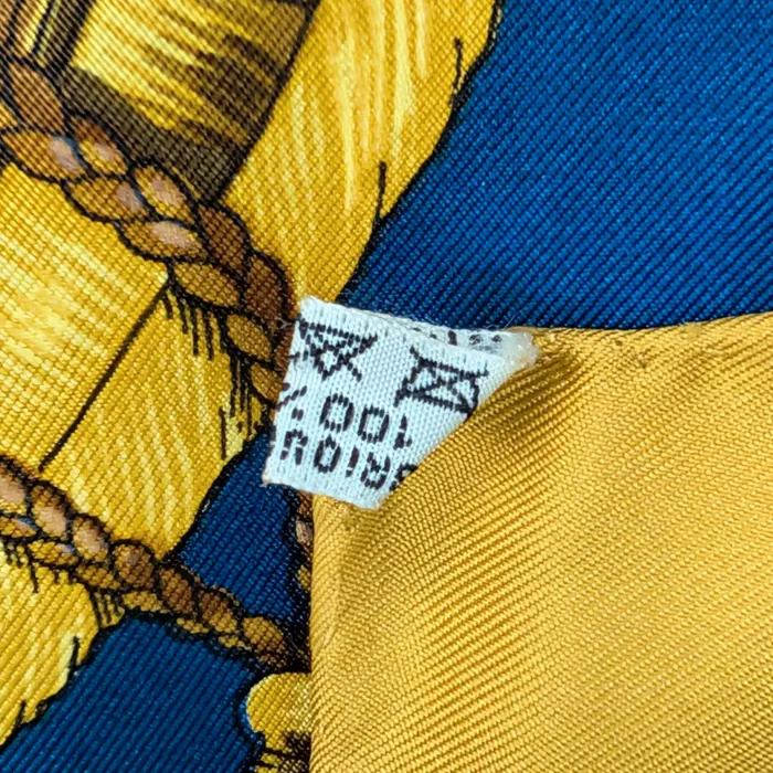 Carré Hermès - Les Clefs - Bleu