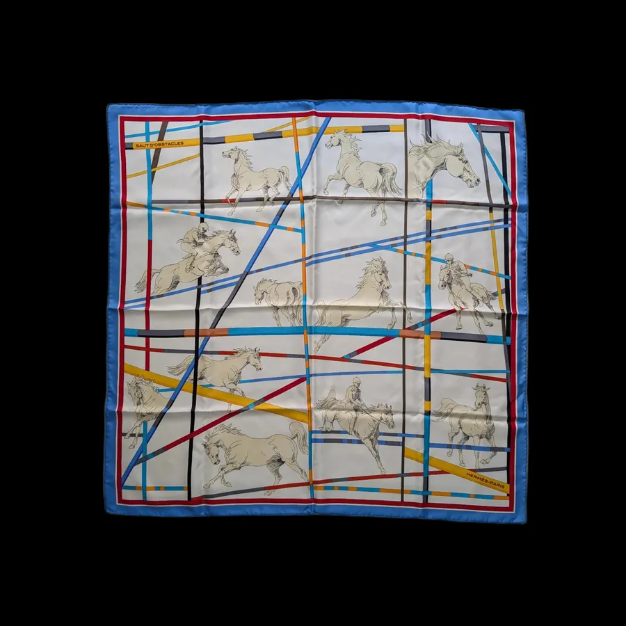 Carré Hermès - Saut d'Obstacles - Bleu