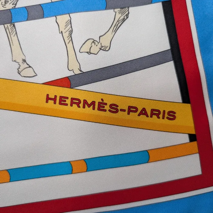 Carré Hermès - Saut d'Obstacles - Bleu