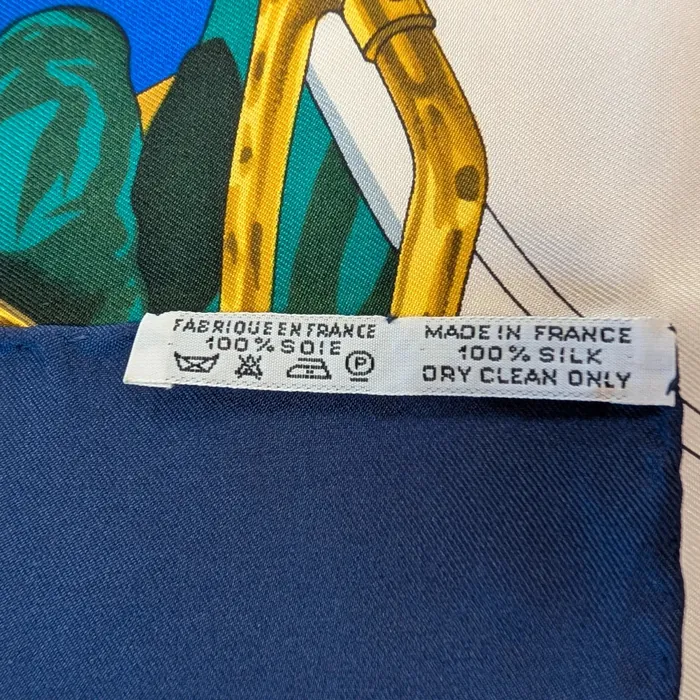 Carré Hermès - The Original New Orleans Creole Jazz - Bleu Marine