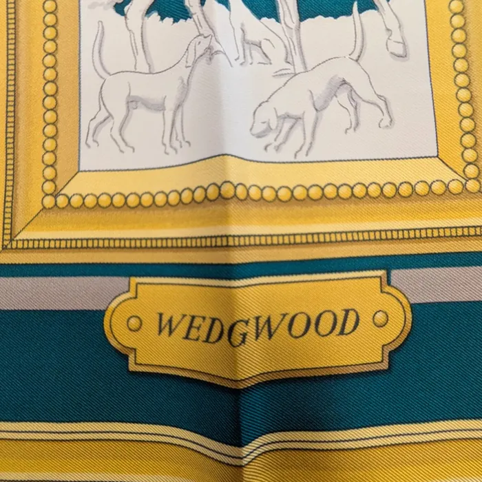 Carré Hermès - Wedgwood - Vert Foncé