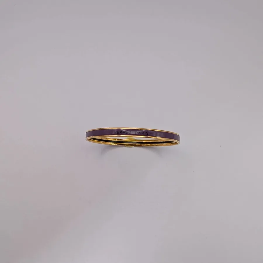 Hermès - Jonc - Uni - Violet Foncé