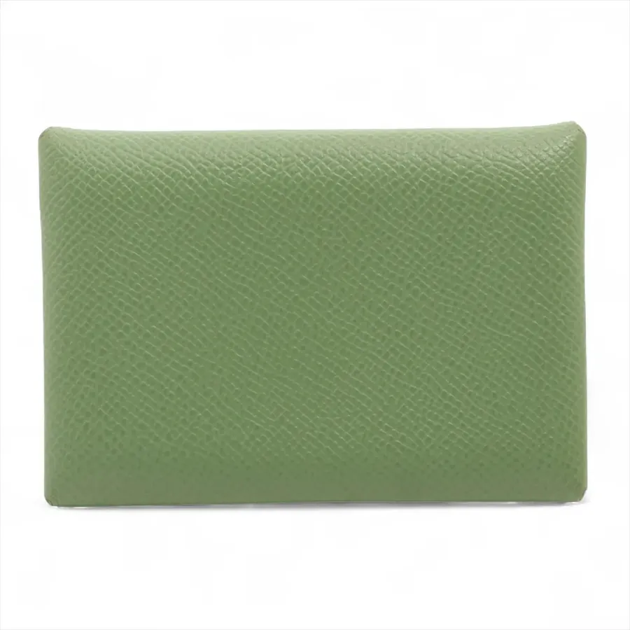 Hermès - Porte-Cartes - Calvi Duo Compact - Vert Cricket