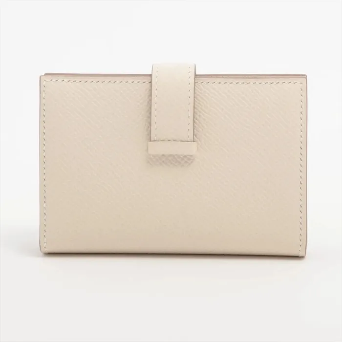 Hermès - Portefeuille - Béarn Mini - Craie