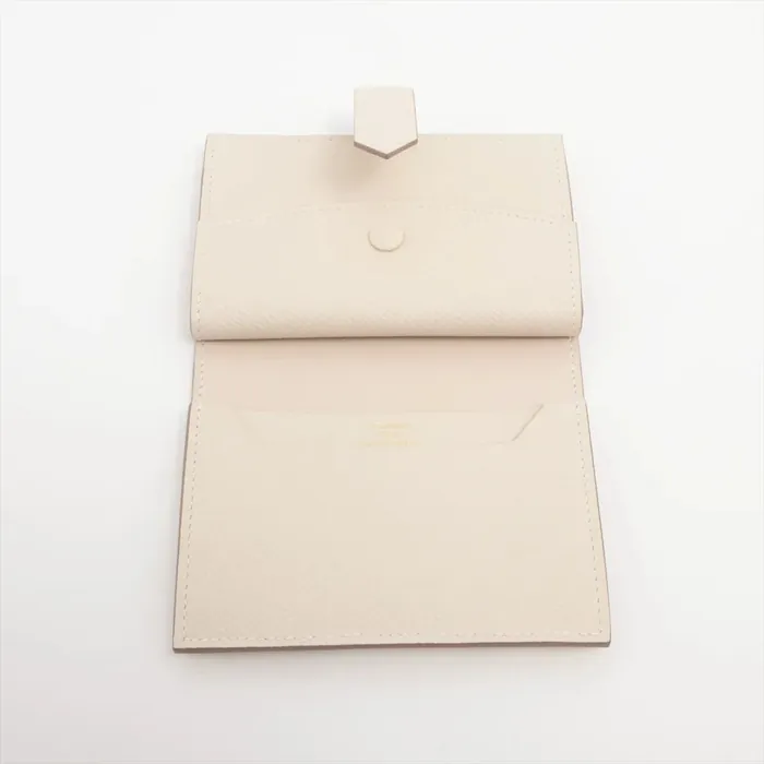 Hermès - Portefeuille - Béarn Mini - Craie