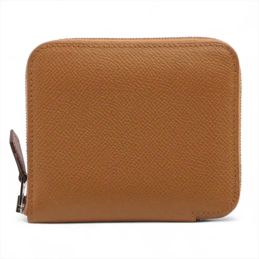 Hermès - Portefeuille - Silk'in Compact - Gold