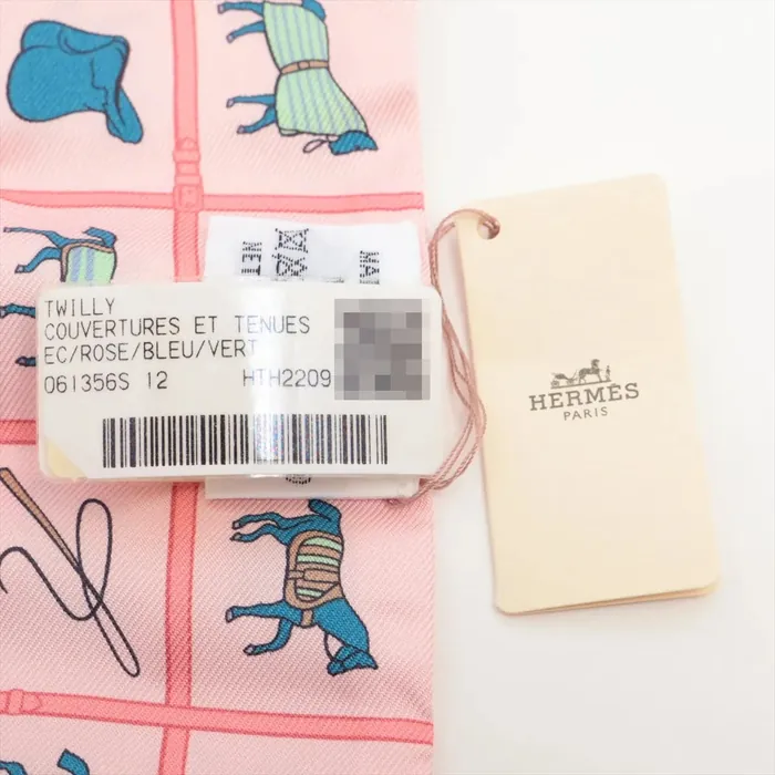Hermès - Twilly - Couvertures et Tenues - Rose