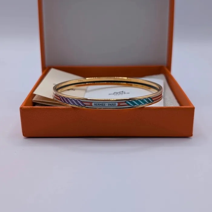 Jonc - Hermès - Plaqué Or - Quadrige